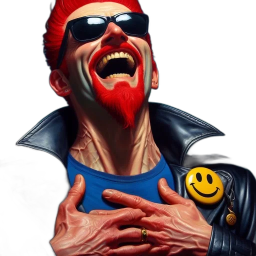 face, jacket, comic book art, concept art transparent PNG cut-out