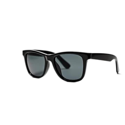 pair, black, sunglasses, sleek transparent PNG cut-out