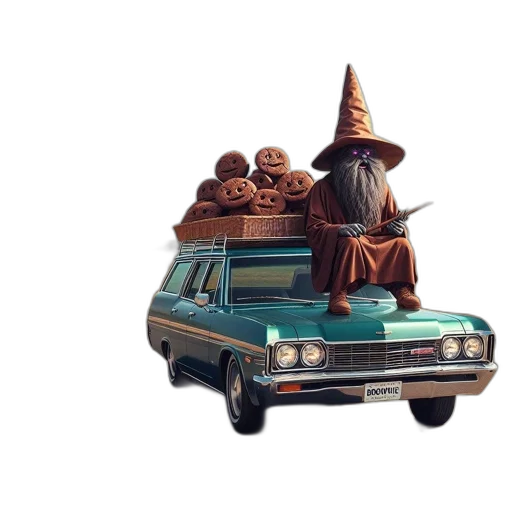 car, hat, food, crown transparent PNG cut-out