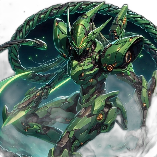 dragon, robot, weapon, creature transparent PNG cut-out