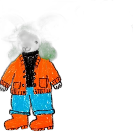 jacket, mask, concept art, 3d render transparent PNG cut-out