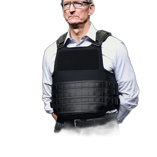 jacket, staff, robot, weapon transparent PNG cut-out