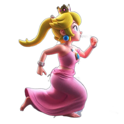 dress, crown, staff, weapon transparent PNG cut-out