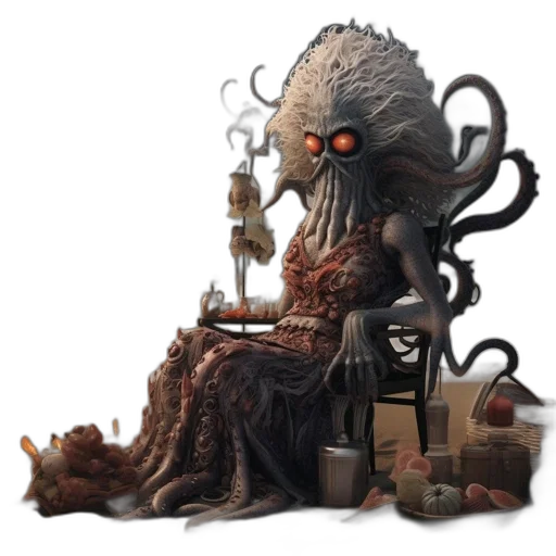 creature, staff, robot, concept art transparent PNG cut-out