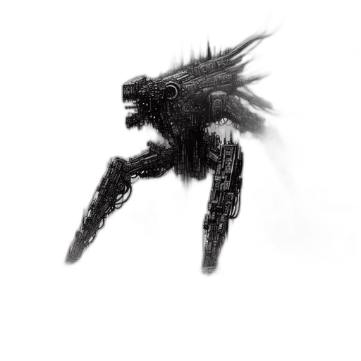 creature, robot, dragon, animal transparent PNG cut-out