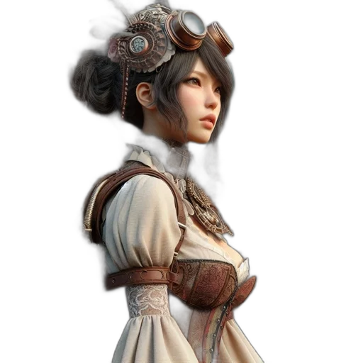 staff, face, dress, concept art transparent PNG cut-out