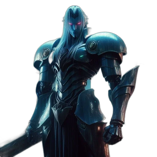 sword, robot, staff, weapon transparent PNG cut-out