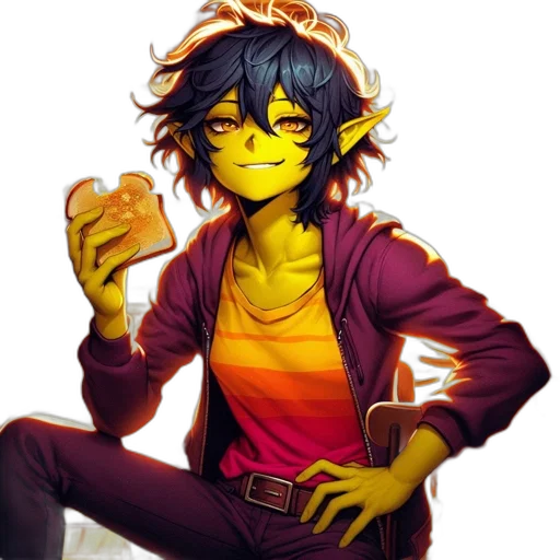 dragon, food, jacket, face transparent PNG cut-out