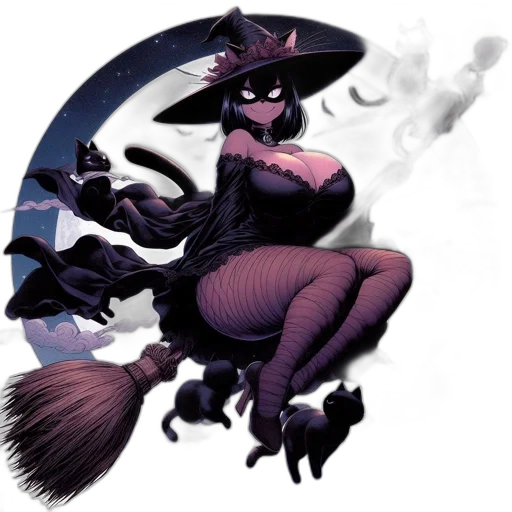 dress, mask, hat, concept art transparent PNG cut-out