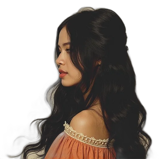 hair, crown, jewelry, face transparent PNG cut-out