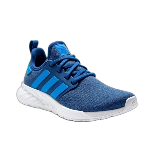 shoes, blue, white, sneaker transparent PNG cut-out