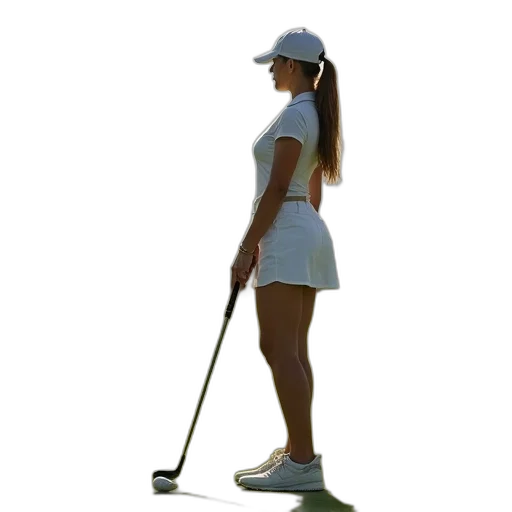 staff, dress, 3d render, photorealistic transparent PNG cut-out