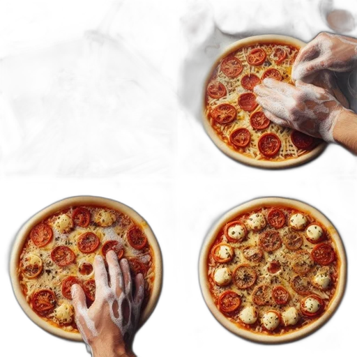 food, 3d render, photorealistic, fire transparent PNG cut-out
