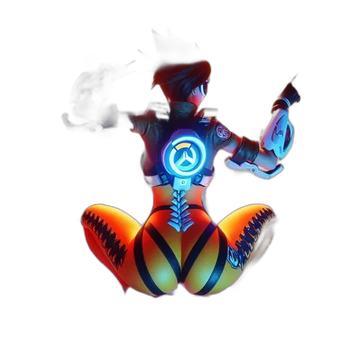 robot, mask, staff, creature transparent PNG cut-out