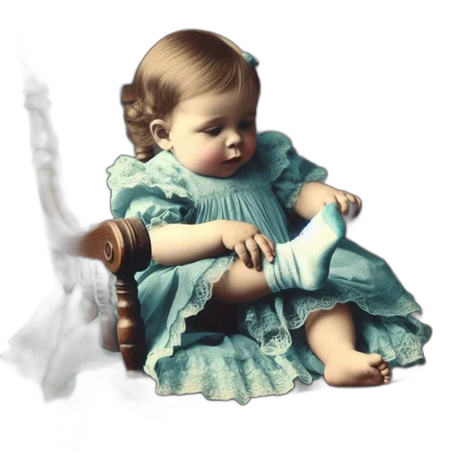 dress, furniture, photorealistic, oil painting transparent PNG cut-out