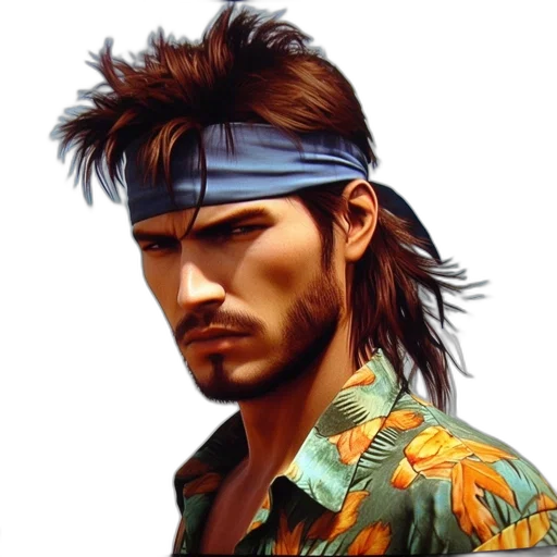 face, photorealistic, vaporwave, concept art transparent PNG cut-out