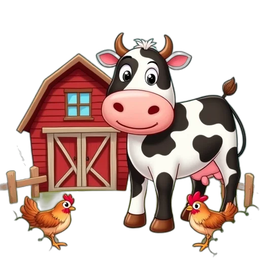 animal, farm, sign, cartoon transparent PNG cut-out