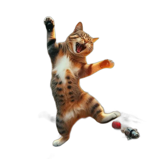 animal, staff, photorealistic, 3d render transparent PNG cut-out