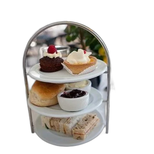 food, tiered, tray, holds transparent PNG cut-out
