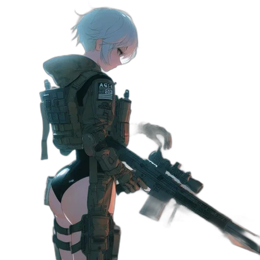 weapon, robot, sword, jacket transparent PNG cut-out