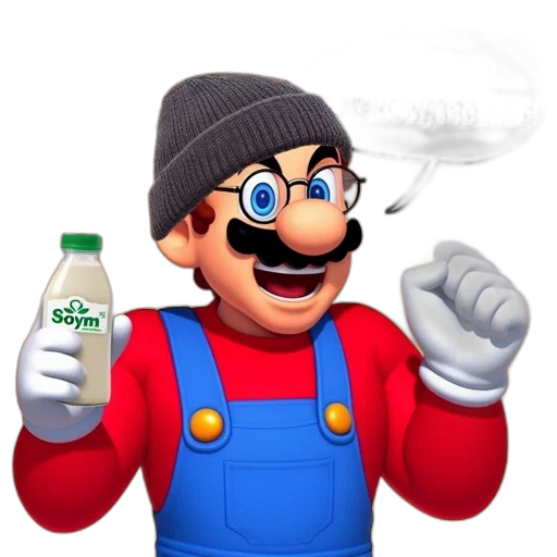 bottle, food, animal, mask transparent PNG cut-out