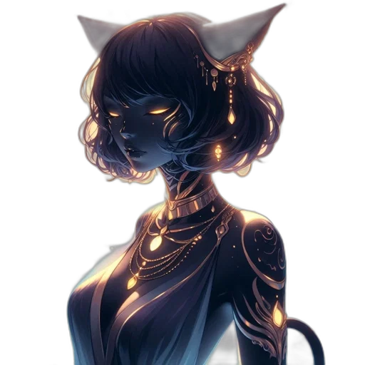 robot, dress, mask, crown transparent PNG cut-out
