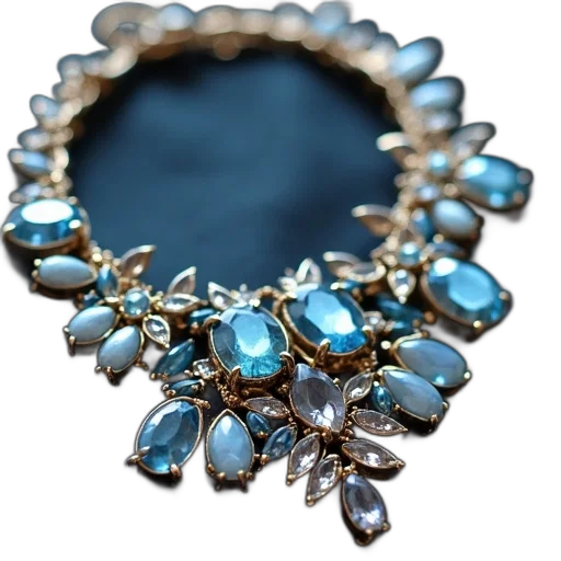 jewelry, crown, blue, vintage transparent PNG cut-out