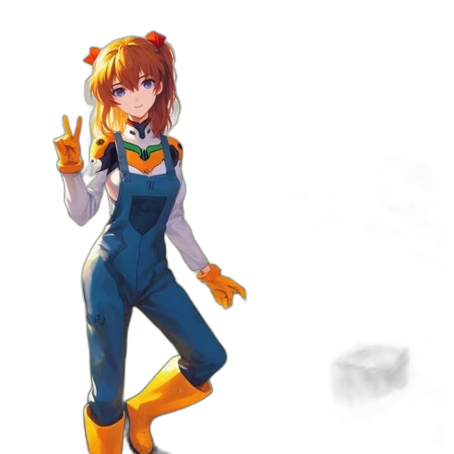 robot, dress, staff, weapon transparent PNG cut-out
