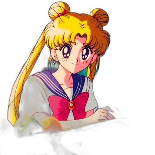 staff, anime, pixel art, vaporwave transparent PNG cut-out
