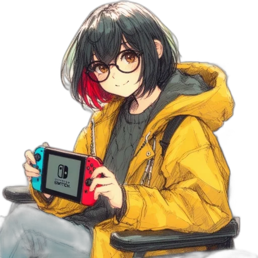 jacket, weapon, robot, staff transparent PNG cut-out