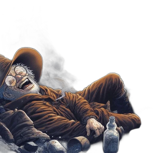 mask, jacket, comic book art, concept art transparent PNG cut-out