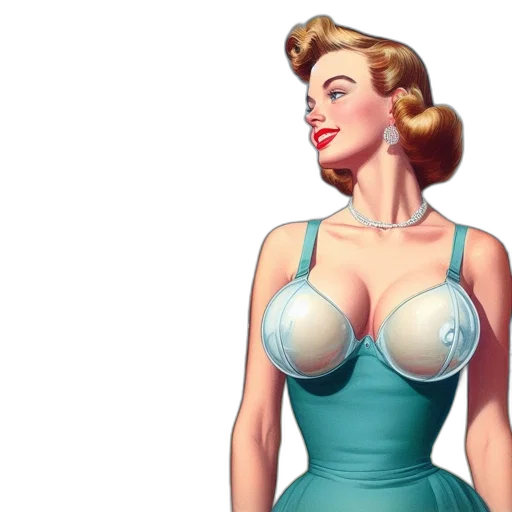 dress, photorealistic, concept art, comic book art transparent PNG cut-out
