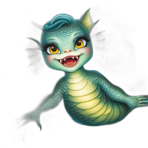 dragon, creature, animal, fantasy art transparent PNG cut-out