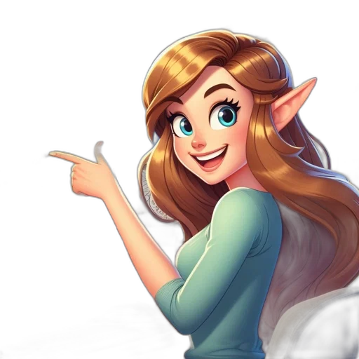 staff, dress, face, fantasy art transparent PNG cut-out
