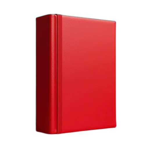 furniture, 3d render, photorealistic, red transparent PNG cut-out