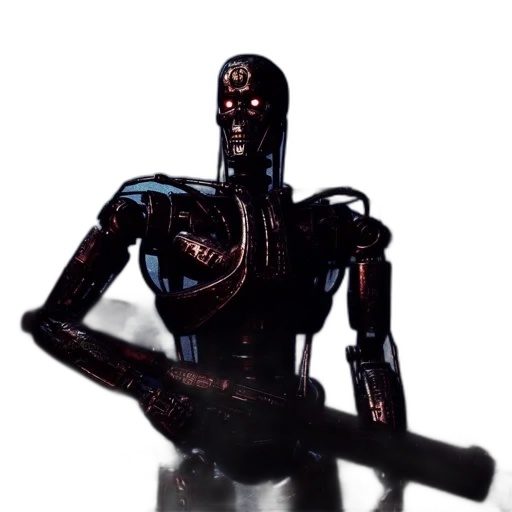 robot, staff, sword, weapon transparent PNG cut-out