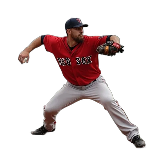 creature, red, sox, catcher transparent PNG cut-out