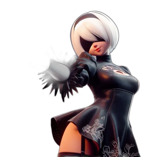 jacket, dress, robot, weapon transparent PNG cut-out