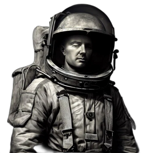 face, jacket, robot, staff transparent PNG cut-out