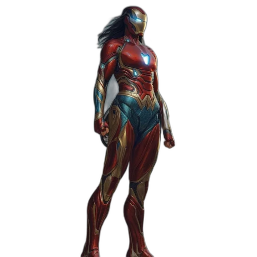 robot, concept art, 3d render, comic book art transparent PNG cut-out