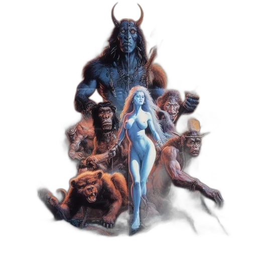 staff, concept art, fantasy art, comic book art transparent PNG cut-out