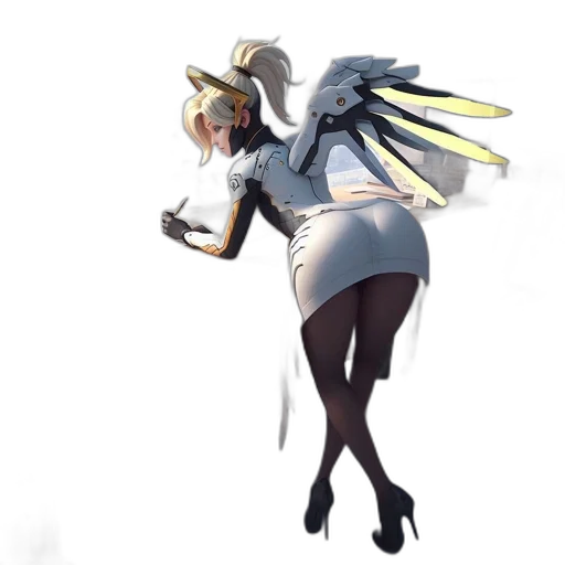 staff, weapon, dress, robot transparent PNG cut-out