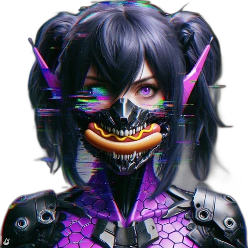 mask, face, robot, creature transparent PNG cut-out