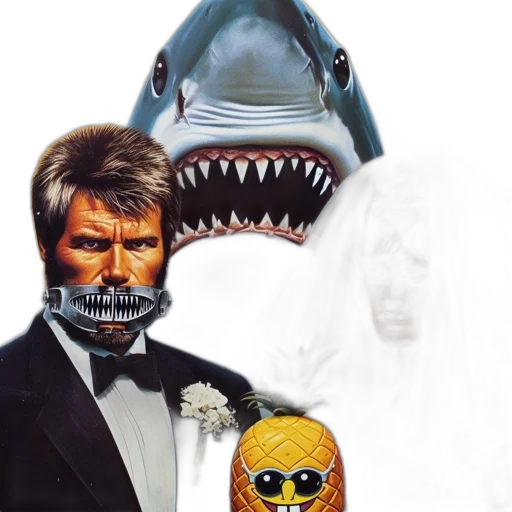 mask, concept art, underwater, outer space transparent PNG cut-out