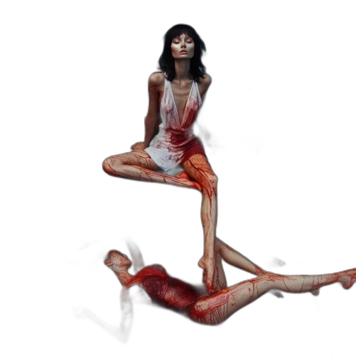 dress, creature, concept art, pixel art transparent PNG cut-out