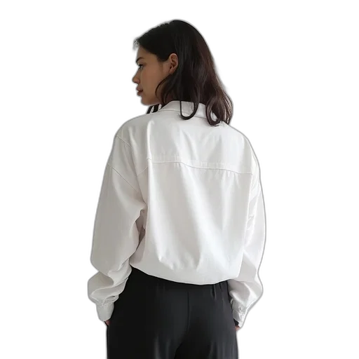 jacket, staff, monochrome, white transparent PNG cut-out
