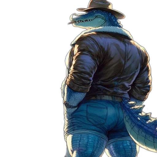 jacket, hat, dragon, creature transparent PNG cut-out