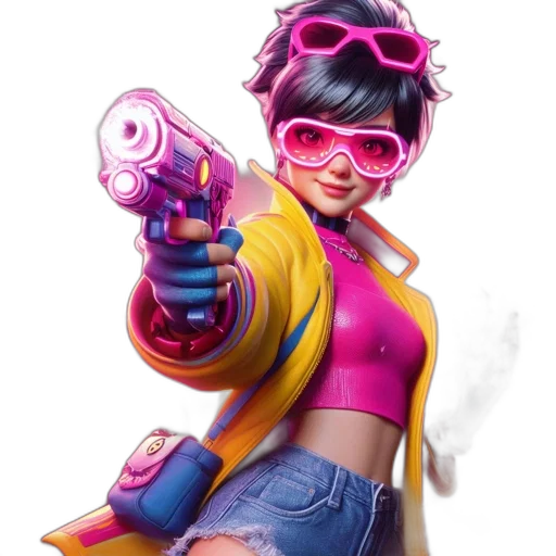 weapon, jacket, staff, face transparent PNG cut-out