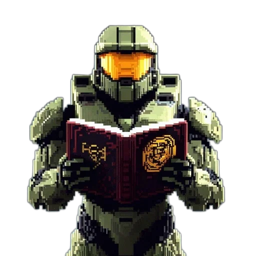 robot, weapon, pixel art, concept art transparent PNG cut-out
