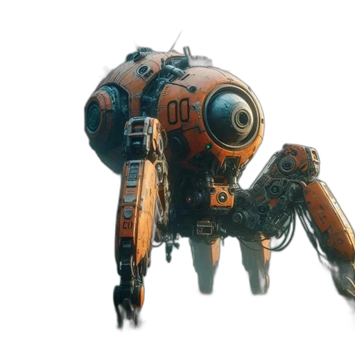 robot, creature, weapon, animal transparent PNG cut-out